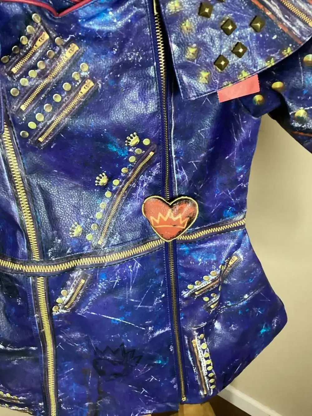 Disney Descendants 2 Evie Faux Leather Costume Jacket
